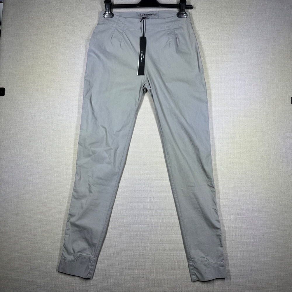 Rundholz Dip Mens Grey Textured Slim Fit Trousers Size M Article NWT